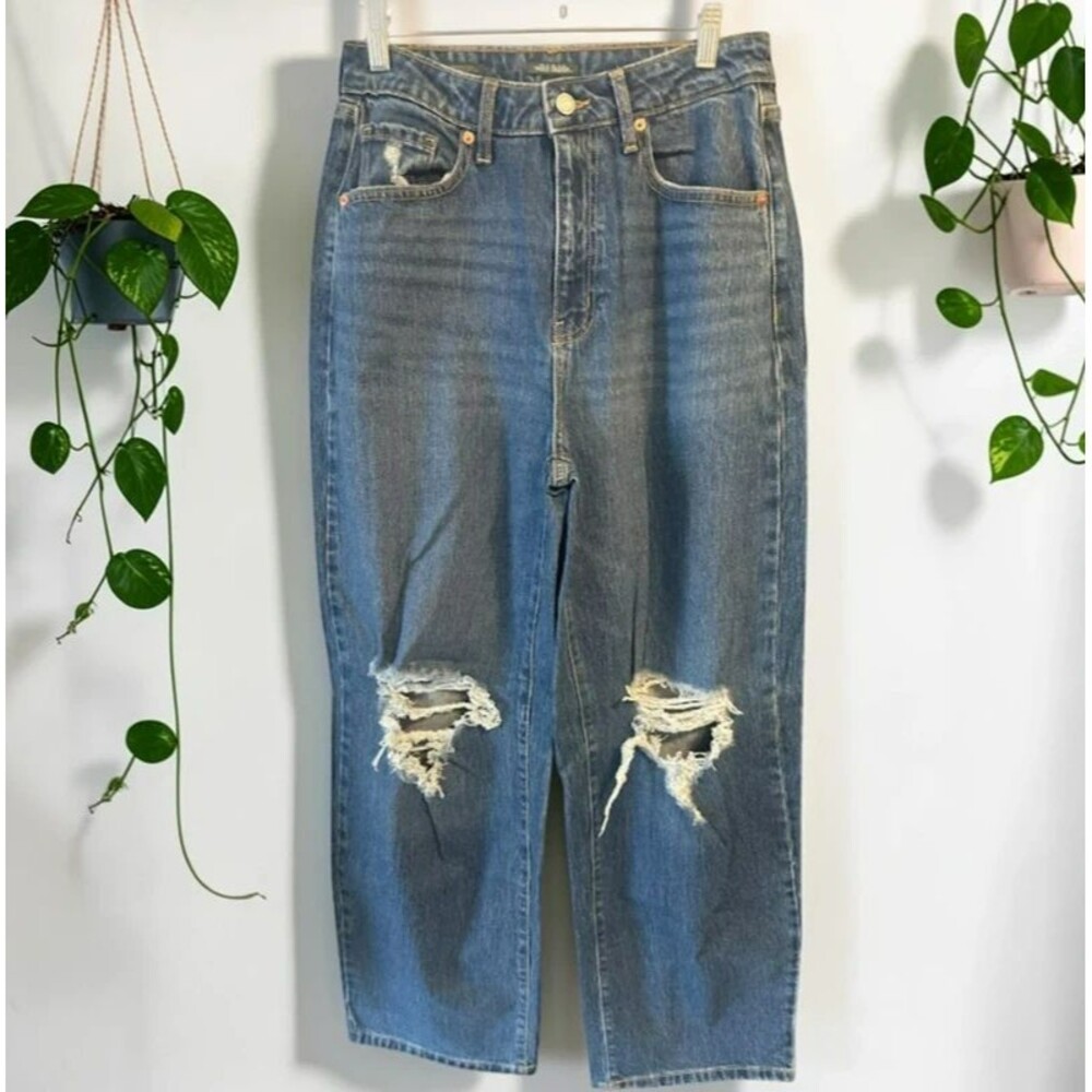 Wild Fable Super High Rise Baggy Jeans Size 6 Distressed Y2K Denim NWT